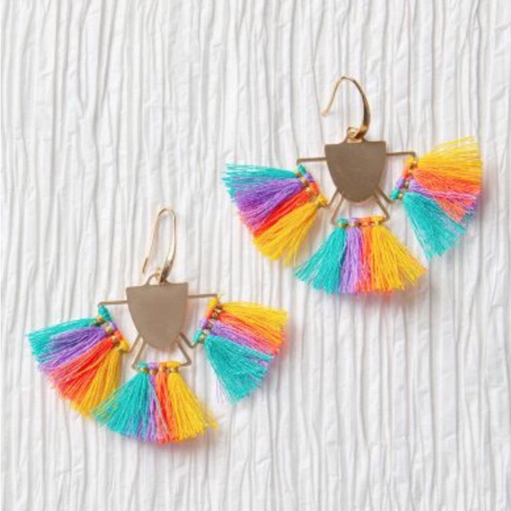Colorful Tassel Earrings